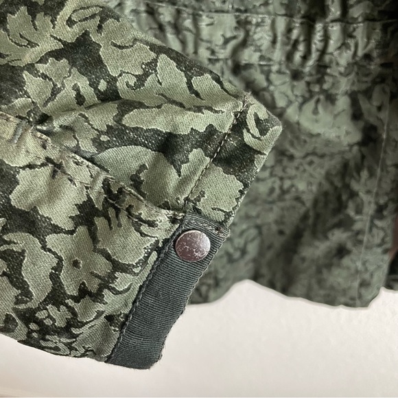 Anthropologie Hei Hei Burnett Anorak Olive Utility Velvet Jacket - Picture 8 of 10